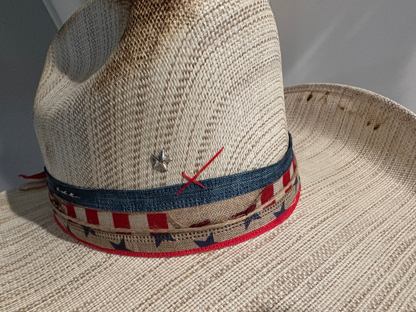 WILD AND FREE STRAW COWBOY HAT 🇺🇸